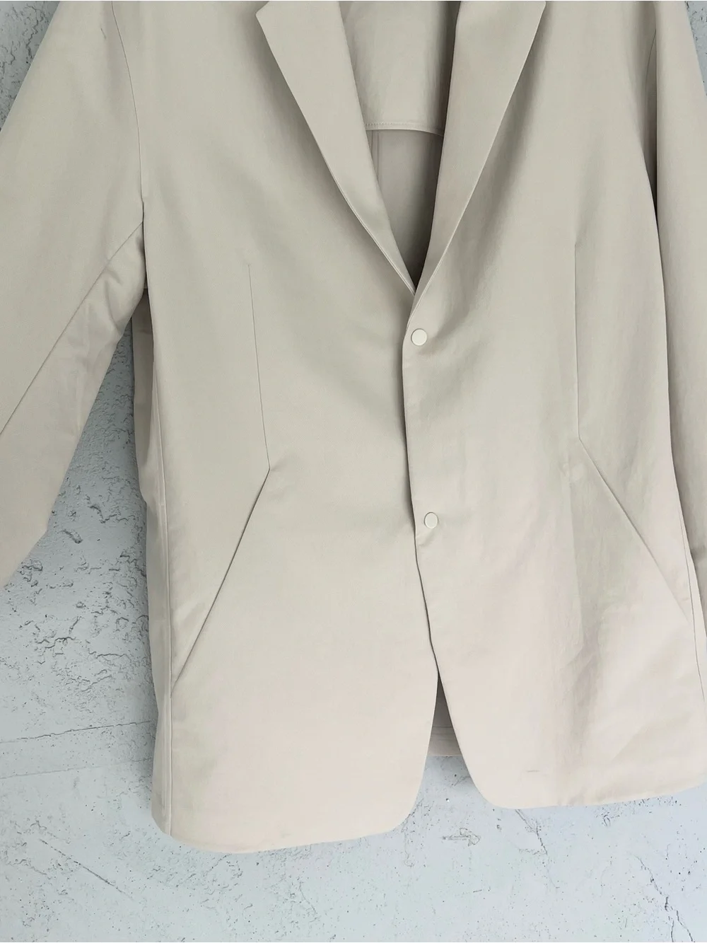 Lululemon New Venture Blazer XL Beige Performance Sport Coat Travel Jacket - Picture 4 of 8